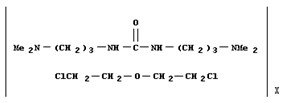 Polymère du POIDS Polyquaternium-2 Diaminoarea de CAS 68555-36-2 jaunâtre pour jaunir le liquide