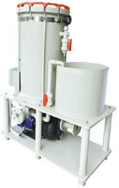 Unité de filtrage chimique de résistance acide d'alcali pour le traitement de l'eau de galvanoplastie