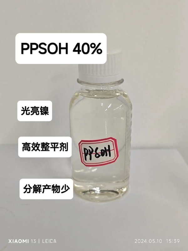 CAS 3918-73-8 1- ((2-hydroxy-3-sulfopropyl) -Pyridinium bêtaïne PPSOH 40% additifs pour l'électroplatage du nickel