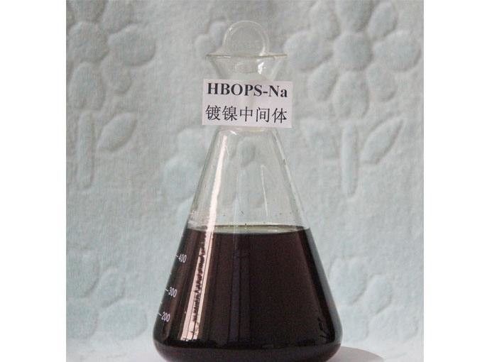 CAS 90268-78-3 produits chimiques liquides rouges de nickelage ; HBOPS-Na